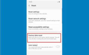 factory reset samsung s10