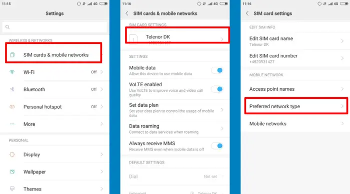 Cara Setting APN Xiaomi Redmi Note 4