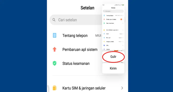 Cara Screenshot Panjang Xiaomi Redmi 9