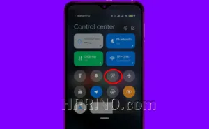 Cara Screenshot Redmi 9 via Control Center