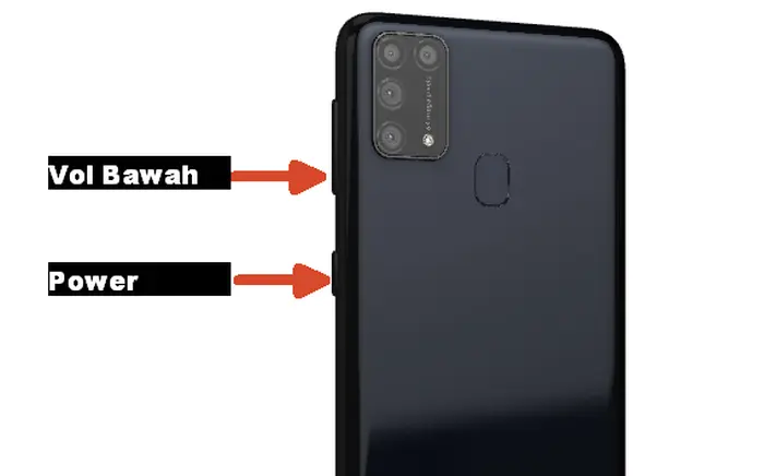 Cara Screenshot Samsung M31 Kombinasi Tombol