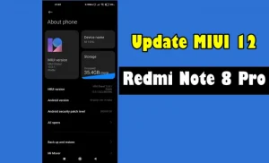 Update Redmi Note 8 Pro