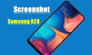 Cara Screenshot Samsung A20