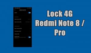 Cara Kunci 4G Redmi Note 8