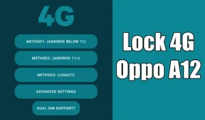 Cara Lock 4G Oppo A12