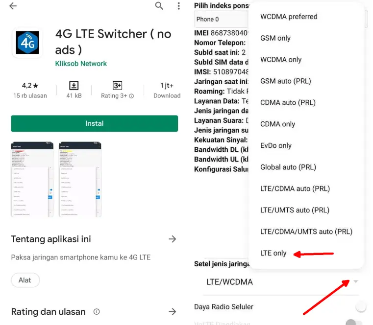 Lock 4G Only Realme C17