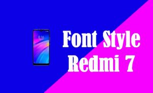 Cara Mengubah Font Redmi 7