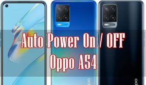 Cara Mematikan Hp Oppo A54