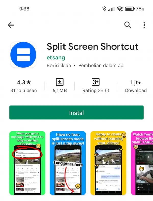 Install Split Screen Shortcut