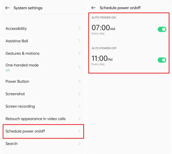 cara menghidupkan dan mematikan ponsel Oppo A78 5G