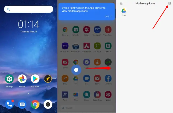 Sembunyikan Aplikasi Menggunakan Poco Launcher