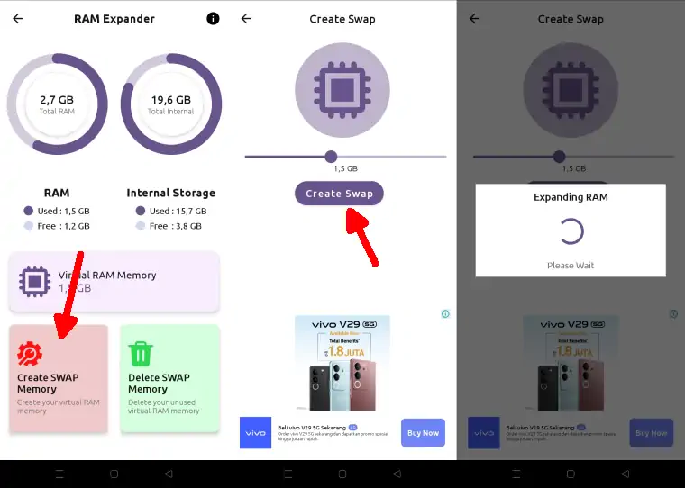 Membuat RAM Virtual Dengan RAM Swap