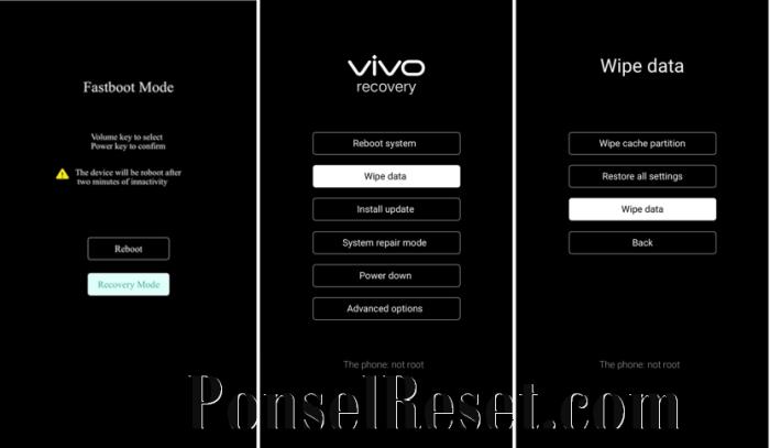 Cara Hard Reset Vivo Y91