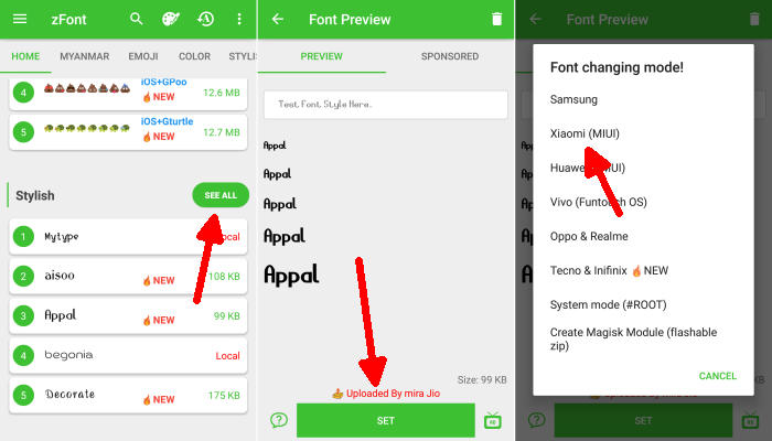 Cara Mengubah Font Xiaomi Menggunakan zFont