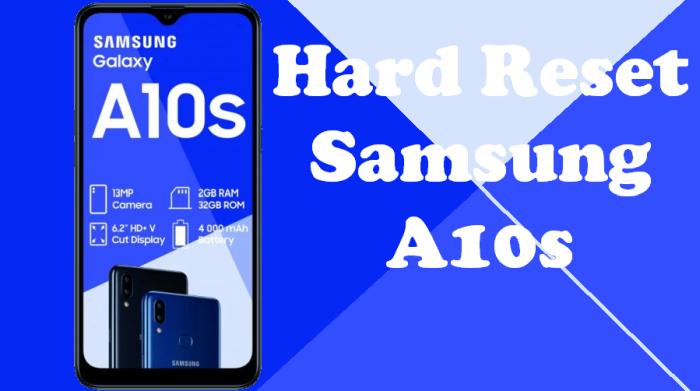 Cara Reset Hp Samsung A10s