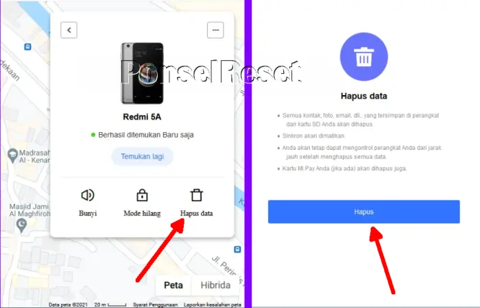 Reset Redmi 6A Melalui MiCloud