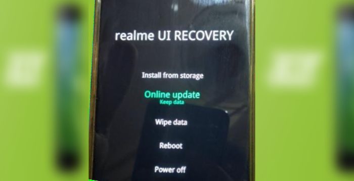 Cara Reset HP Realme C11, C12, C15, C17 via Recovery