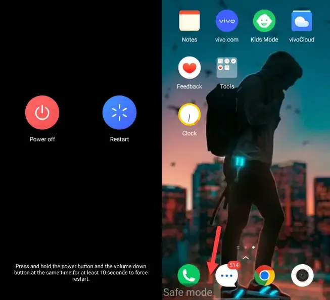 Cara Masuk Safe Mode di Vivo