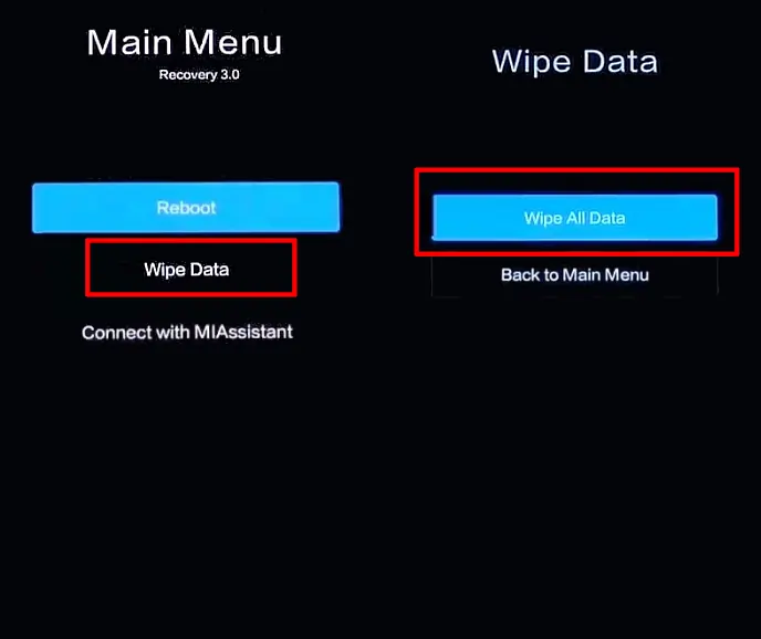 Wipe Data Mi Recovery